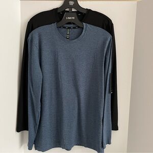 LEG3ND Super Soft Light Weight Stretch Moisture Wicking Long Sleeve 2pc set tees